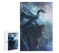 Puzzle Per Adulti 1000 PCS Dragon On The Cliff Edge Puzzle Per Adolescenti Giocattolo Decorazione Da Parete Modello Da Assemblare Regali Per Amici E Familiari 1000 PCS
