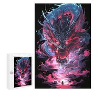 Puzzle Per Adulti 1000 PCS Dragon's Roar Fantasy Artwork Puzzle Per Adolescenti Antistress Sfida Educativa Regali Di Natale E Compleanno 1000 PCS
