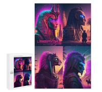 Puzzle Per Adulti 1000 PCS Egyptian Mythology Art Puzzle Per Adolescenti Giochi Per Famiglie Difficile Difficile Per È Ideale Come Regalo 1000 PCS