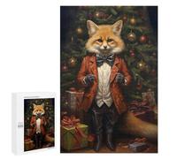 Puzzle Per Adulti 1000 PCS Fox Christmas Puzzle Per Adolescenti Giochi Rilassanti Regali Per Donne Regali Unici Per Compleanno E Natale 1000 PCS