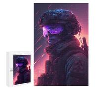 Puzzle Per Adulti 1000 PCS Future Soldier in Action -2 Puzzle Per Adulti Gioco Rompicapo Regali Per Donne Regali Per Amici E Familiari 1000 PCS
