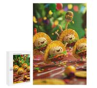 Puzzle Per Adulti 1000 PCS Happy Taco Friends Party Puzzle Per Adolescenti Giochi Per Famiglie Difficile Difficile Per È Ideale Come Regalo 1000 PCS