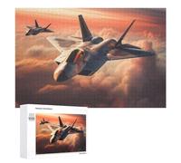 Puzzle Per Adulti 1000 PCS Lockheed Martin F22 Jets Puzzle Per Adulti Giochi Rilassanti Regali Per Donne Giochi Stimolanti Regali 1000 PCS