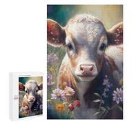 Puzzle Per Adulti 1000 PCS Lovely Little Cow Puzzle Per Adolescenti Migliora La Memoria Difficile Da Completare Gioco Divertente Per Tutta La Famiglia 1000 PCS