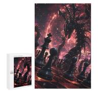 Puzzle Per Adulti 1000 PCS Puzzle Chessboard with Dragons Puzzle Per Adolescenti Gioco Pratico Gara Di Velocità Delle Mani Interazione Genitore-figlio 1000 PCS