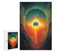 Puzzle Per Adulti 1000 PCS Puzzle Eclipse Stairway to Heaven Puzzle Gioco Rompicapo Ma Divertente E Umoristico È Ideale Come Regalo 1000 PCS