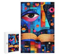 Puzzle Per Adulti 1000 PCS Puzzle Expressionist Geometry Knowledge - Vibrant Puzzle Per Adolescenti Gioco Pratico Gara Di Velocità Delle Mani Interazione Genitore-figlio 1000 PCS