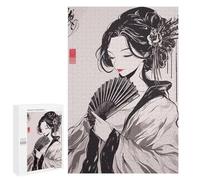 Puzzle Per Adulti 1000 PCS Puzzle Geisha Paint Puzzle Gioco Rompicapo Ma Divertente E Umoristico È Ideale Come Regalo 1000 PCS