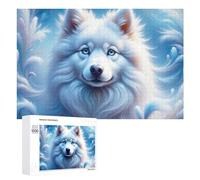 Puzzle Per Adulti 1000 PCS Puzzle Magical Arctic Wolf Spirit Puzzle Gioco Rompicapo Un'opera D'arte Regali Di Compleanno E Unici 1000 PCS