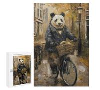 Puzzle Per Adulti 1000 PCS Puzzle Panda Amsterdam Bicycle Puzzle Per Adulti Giochi Per Famiglie Difficili Difficili Un'ottima Idea Come Regalo Per Tutta La Famiglia 1000 PCS