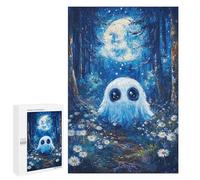 Puzzle Per Adulti 1000 PCS Puzzle Per Famiglie Ghost in The Moonlight Forest Puzzle Per Adulti Gioco Per Famiglie Taglio Di Precisione Regali Di Compleanno E Unici 1000 PCS