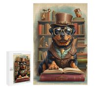 Puzzle Per Adulti 1000 PCS Puzzle Smart Rottweiler School Puzzle Gioco Rompicapo Ma Divertente E Umoristico È Ideale Come Regalo 1000 PCS