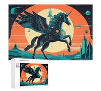 Puzzle Per Adulti 1000 PCS Puzzle Steampunk Unicorn in Space Puzzle Gioco Rompicapo Un'opera D'arte Regali Di Compleanno E Unici 1000 PCS