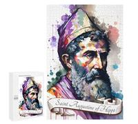 Puzzle Per Adulti 1000 PCS Saint Augustine of Hippo Puzzle Per Adolescenti Giochi Per Famiglie Difficile Difficile Per È Ideale Come Regalo 1000 PCS