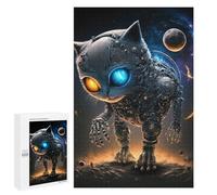 Puzzle Per Adulti 1000 PCS Steampunk Cat in Space-4 Puzzle Per Adulti Giochi Rilassanti Regali Per Donne Regali Per Amici E Familiari 1000 PCS