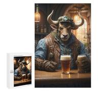 Puzzle Per Adulti 1000 PCS Steampunk Craft Beer Ox Puzzle Per Adolescenti Giochi Per Famiglie Difficile Difficile Per È Ideale Come Regalo 1000 PCS