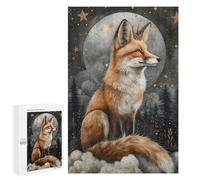 Puzzle Per Adulti 1000 PCS Whimsical Red Fox Artwork Puzzle Per Adolescenti Giochi Rilassanti Regali Per Donne Regali Unici Per Compleanno E Natale 1000 PCS