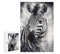 Puzzle Per Adulti 1000 PCS Zebra Portrait Puzzle Per Adolescenti Giochi Per Famiglie Difficile Difficile Per È Ideale Come Regalo 1000 PCS