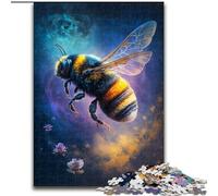 Puzzle per adulti 1000 pezzi a forma di ape in legno perfetto per decorare la casa o l'ufficio ideale come regalo di Natale 50x75cm decorazione artistica fai da te perfetto regalo di compleanno.