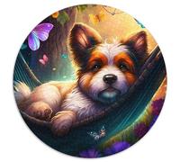 Puzzle per adulti 1000 pezzi a tema cani, interazione familiare e sfida per l'intelligenza, sfida di attività per la famiglia (dimensioni 67,5x67,5 cm)