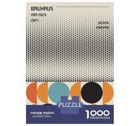Puzzle Per Adulti 1000 Pezzi Abstract Bauhaus Puzzle Per Adulti Gioco Pratico Vacanza A Casa Passatempo Gioco Stimolante Regali 52x38cm/1000pcs