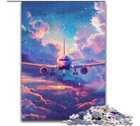 Puzzle per adulti, 1000 pezzi "Aerei tra le nuvole", gioco interattivo per famiglie, ideale per adolescenti, regalo rompicapo (dimensioni: 50x75cm)