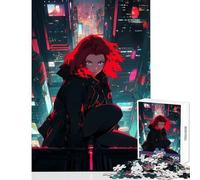 Puzzle per adulti 1000 pezzi Agente donna misteriosa Decorazione per la casa Giocattoli Regali di Babbo Natale segreto Giochi rilassanti Difficile da completare Dimensioni 38x52cm