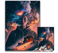 Puzzle per adulti, 1000 pezzi "Ai confini del mondo" per adulti, rompicapo e decorazioni per la casa, regalo perfetto per le feste, 26X38CM/10,23x14,96 pollici.