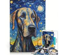 Puzzle per adulti 1000 pezzi Alano Van Gogh, giocattolo antistress, taglio di precisione, ideale come regalo per tutta la famiglia 38x52cm