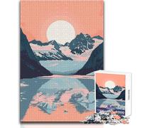 Puzzle per adulti 1000 pezzi Alaska Sunset Art Giochi educativi Modello di assemblaggio Giocattolo educativo Dimensioni 38x52cm