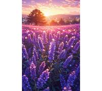 Puzzle per Adulti 1000 Pezzi Alba Lavanda Puzzle Piacevole Sfida Mantiene la Concentrazione, Essere Adatto Sia ai Principianti Che ai Rompicapo Esperti 75 x 50 cm
