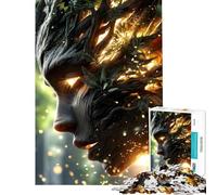 Puzzle per adulti 1000 pezzi Albero dei puzzle Ninfa antica Puzzle da 1000 pezzi Decorazione per la casa Giocattolo Arte da parete Regali di Natale Compleanno (38x26cm)