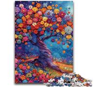 Puzzle per adulti 1000 pezzi Albero della vita difficile 1000 pezzi per adolescenti, antistress per ammazzare il tempo durante le vacanze, per migliorare l'amore tra coppie (50x75cm)