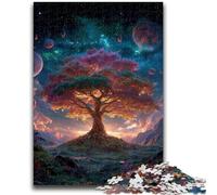Puzzle per adulti 1000 pezzi Albero della vita difficile Aiuta il cervello a esercitare Giocattoli avvincenti per coltivare la pazienza Adatto per coppie 50x75cm