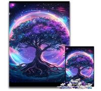 Puzzle per adulti 1000 pezzi Albero della vita Puzzle Giocattoli Regalo Educativo Intellettuale Decompressione Divertente Gioco per famiglie 26X38CM
