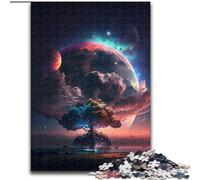 Puzzle per adulti 1000 pezzi Albero dell'isola in legno per adolescenti dai 14 anni in su decorazione per la casa 50x75cm giocattolo di intelligenza per giochi al coperto in famiglia