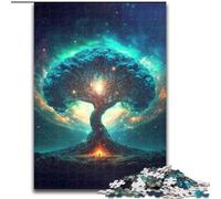 Puzzle per adulti 1000 pezzi Albero magico in legno, idea regalo unica per la casa fai da te 50x75cm, festa di compleanno per uomini e donne