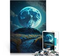 Puzzle per adulti 1000 pezzi albero sulla luna difficile e stimolante 26 x 38 cm per alleviare lo stress sfida difficile per adolescenti dai 14 anni in su