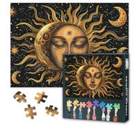 Puzzle per adulti, 1000 pezzi, alchimia dell'armonia celeste, arte astrologica vintage, 1000 pezzi, Difficult Impossible, 50 x 70 cm