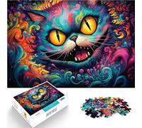 Puzzle per adulti, 1000 pezzi, Alice Cat, attività familiare, puzzle per alleviare lo stress, vacanze a casa, passatempo per adolescenti dai 14 anni in su, 26 x 38 cm