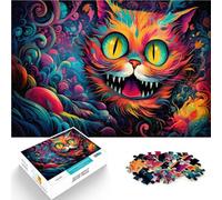 Puzzle per adulti 1000 pezzi Alice Cat Puzzle divertente in famiglia attività divertenti a casa regalo di compleanno regali di viaggio per adolescenti 14 anni e più 26 x 38 cm