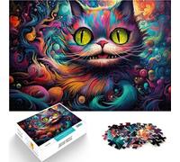 Puzzle per Adulti 1000 pezzi Alice Cat Relax Games 26x38cm Attività Divertenti a Casa Regalo di Compleanno Regali di Viaggio