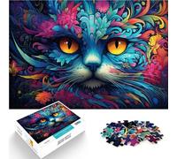 Puzzle per adulti 1000 pezzi alice gatto Gioco per famiglia e gioco di famiglia Stress Reliever Difficult Challenge Puzzle 50 x 74,9 cm per bambini di 14 anni