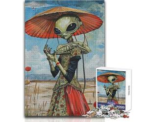Puzzle per adulti 1000 pezzi Alien Art XXI Gioco educativo per famiglie Un'opera d'arte Regalo per compleanni Dimensioni 50x75cm