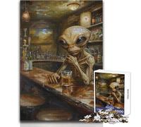 Puzzle per adulti 1000 pezzi Alien Irish Pub Giochi rilassanti Sfida difficile Regalo per compleanni Dimensioni 50x75cm