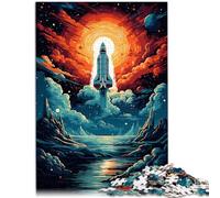 Puzzle per adulti 1000 pezzi Amazing Rocket The Sea Co. puzzle taglio preciso 26 x 38 cm con poster e quiz abbinati