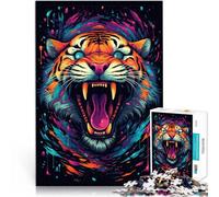 Puzzle per adulti 1000 pezzi Angry Tiger Relax Games è ideale come regalo per tutta la famiglia per adolescenti dai 14 anni e oltre 50 x 70 cm