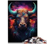 Puzzle per Adulti 1000 pezzi Anima Mucca Giochi Giocattoli Regalo 26x38cm Migliorare l'amore Tra Coppie per Adolescenti di 14 Anni e Più