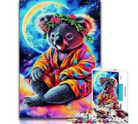 Puzzle per adulti 1000 pezzi animale Koala puzzle da 1000 pezzi antistress per trascorrere il tempo libero interazione genitore-figlio 26x38cm
