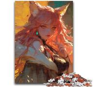 Puzzle per adulti 1000 pezzi Animale Volpe Uomo Aiuta il cervello a esercitare Giocattoli avvincenti per coltivare la pazienza Adatto per coppie 50x75cm